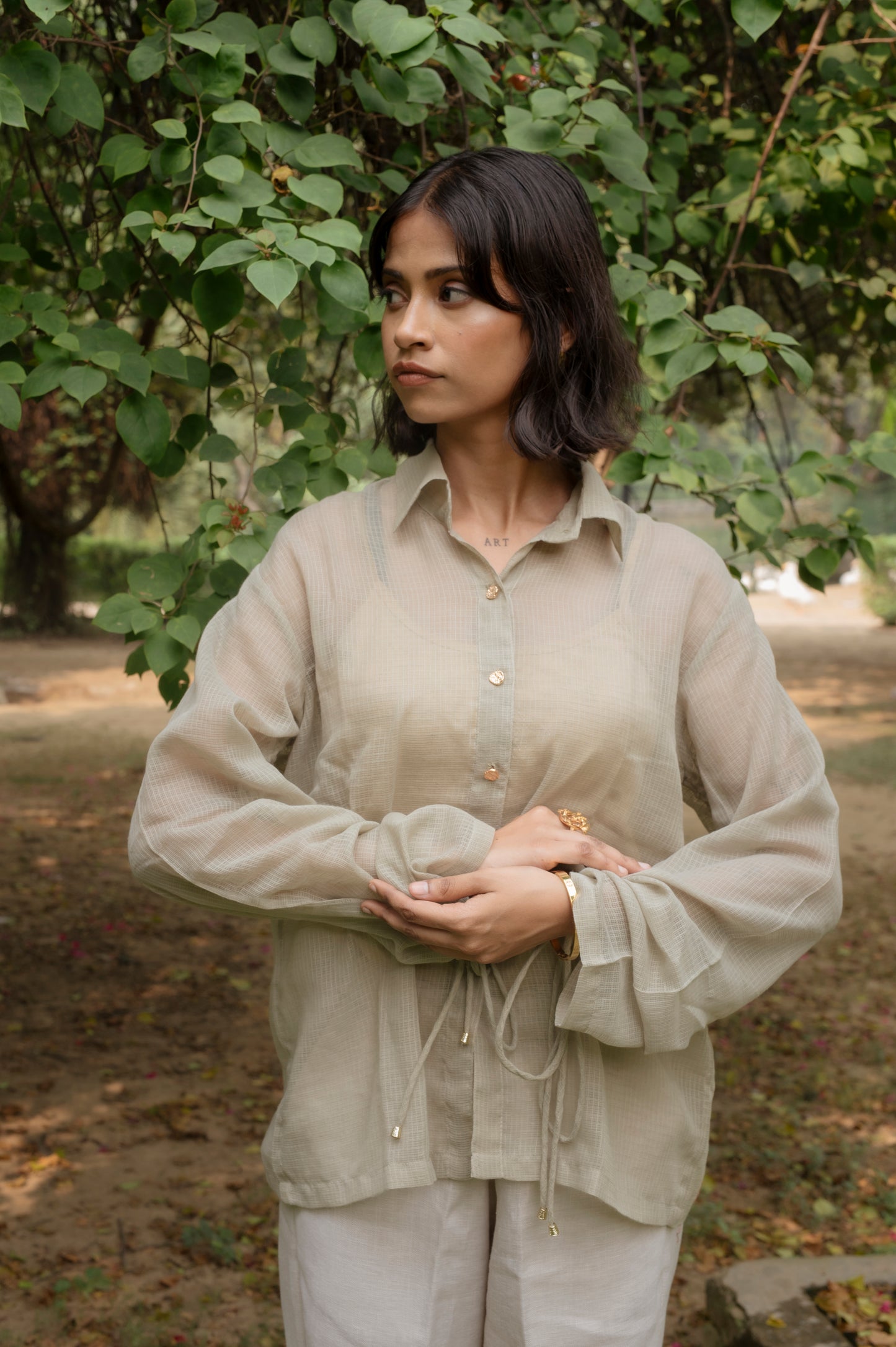 Sage Shirt Top