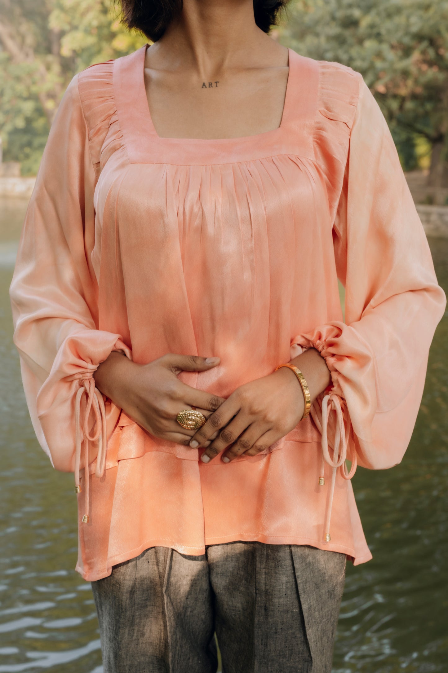 Coral Dusk Top