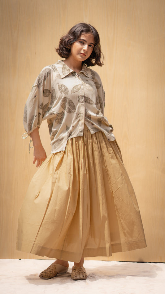 Guava Trail Asymmetrical Shirt Top